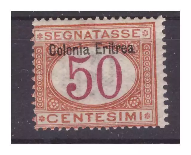 Eritrea 1903 - Postage Stamps Cent. 50 New MNH