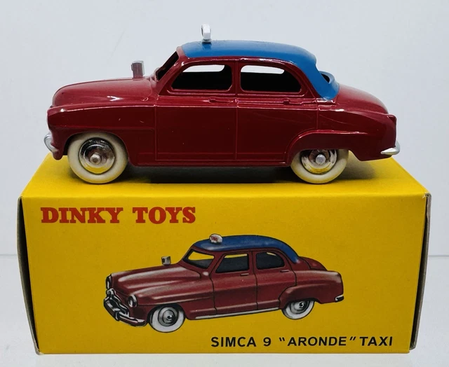 DINKY TOYS - France (2) - SIMCA ARONDE TAXI Réf 24 UT