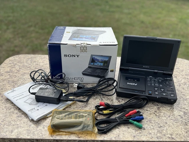 GRABADORA DE CASETE de video Sony GV-HD700 HDV 1080i MiniDV con