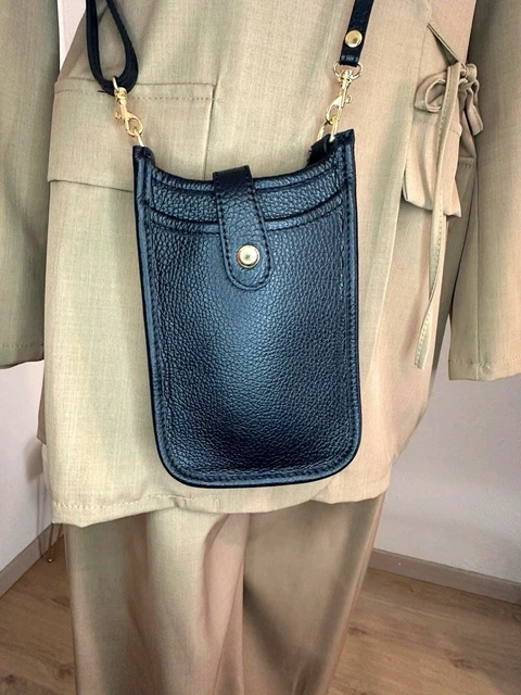 Sac Embrayage Femme Vitamin En Cuir Véritable Made In Italy - Neuf Sans étiquette