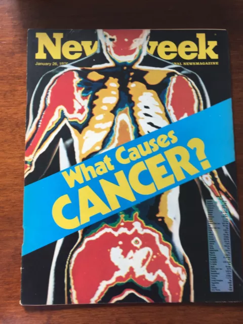 Newsweek Magazine January 26 1976 What Cause's Cancer ?