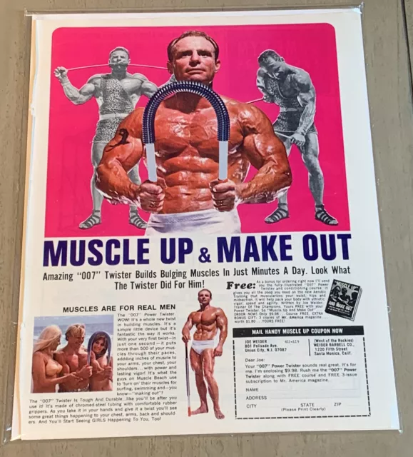SIPES　PicClick　£6.32　From　Ad　Magazine　007　Bodybuilding　Muscle　Photo　Twister　CHUCK　UK