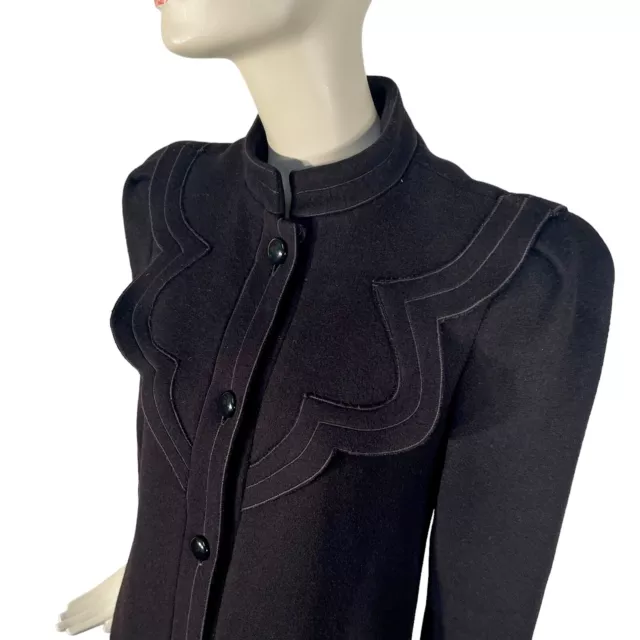 1930s / 1940s Inspired Coat by ALBERT NIPON Vintage 70s does 30s Amazing Collars