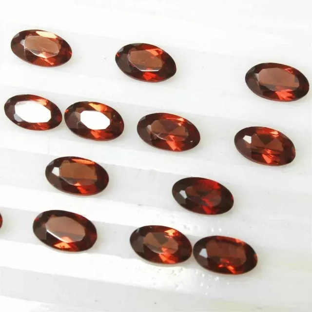 Wholesale Lot 5x3mm Oval Facet Malaya Umbalite Garnet Loose Calibrated Gemstone 3