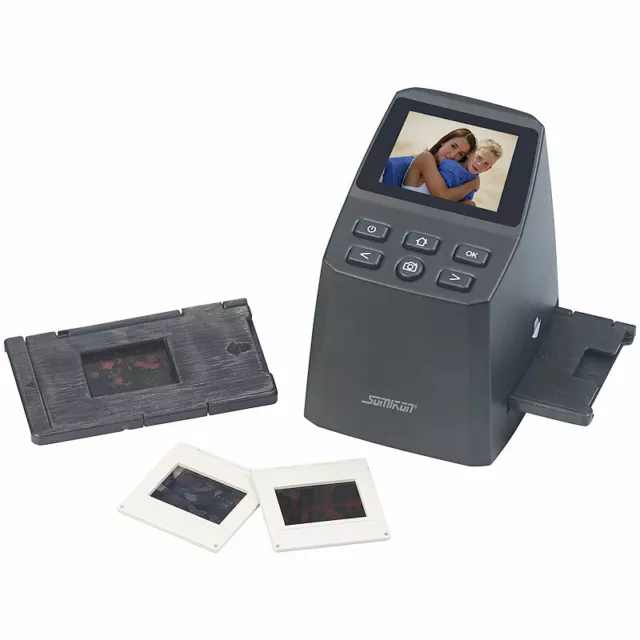 Somikon Stand-Alone-Dia- & Negativ-Scanner mit 2,4" / 6,1 cm Display, 14,6 MP