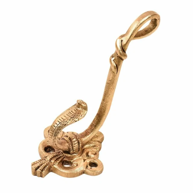 Brass Cobra Wall Hooks Hangers Holder Hanging Coat Towel Clothes