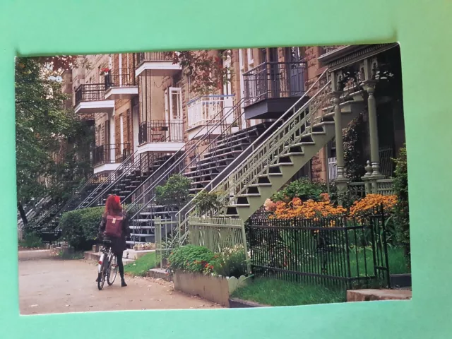 Carte Postale du Canada GF les escaliers de Montréal