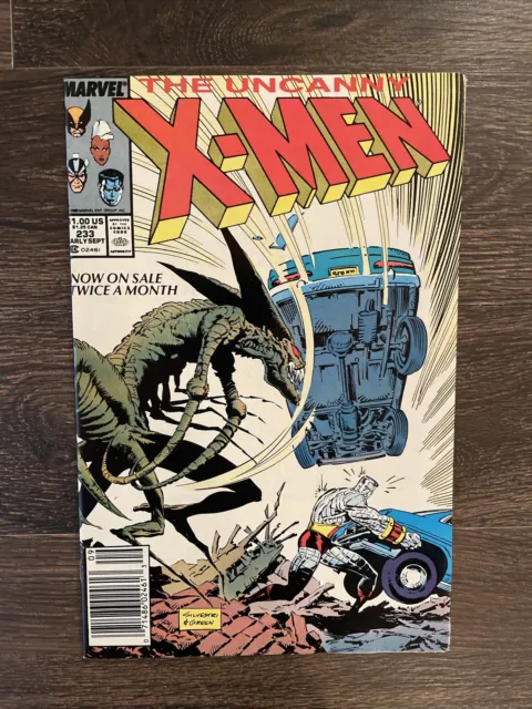 UNCANNY X-MEN #233 1988 MARVEL COMICS Newsstand High Grade