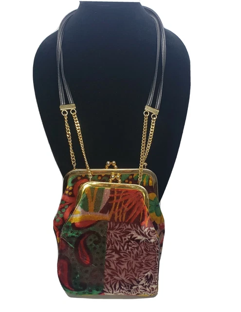 Vintage Unique Velvet Double Purse Clutch Harry Rosenfeld Vintage Unique Velvet Double Purse Clutch Harry Rosenfeld