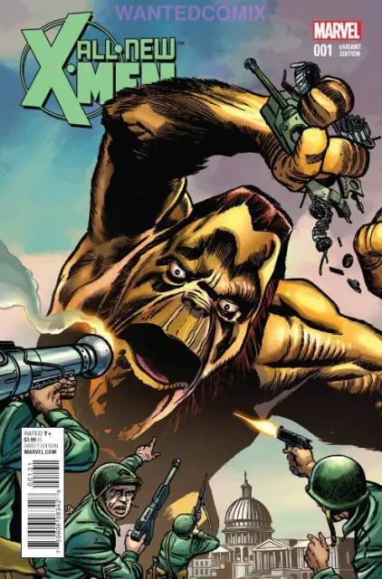 All New X-Men #1 Monster Kirby Variant Cover Dec 2015 Marvel Comic Book New