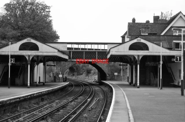 PHOTO BRANKSOME Railway Railway Station The L&Swr Route Through