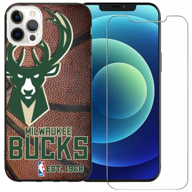 Milwaukee Bucks iPhone 12/12 Pro NBA Basketball Apple Case