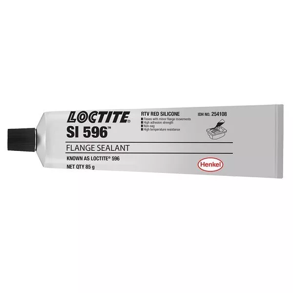 Loctite Si 596 80 G Industriel Silicone Rouge Mastic pour Huile Pan Brides ECS