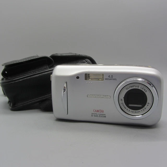 OLYMPUS DIGITAL CAMERA Camedia D545 Zoom 4.0MP Silver Tested £39.99