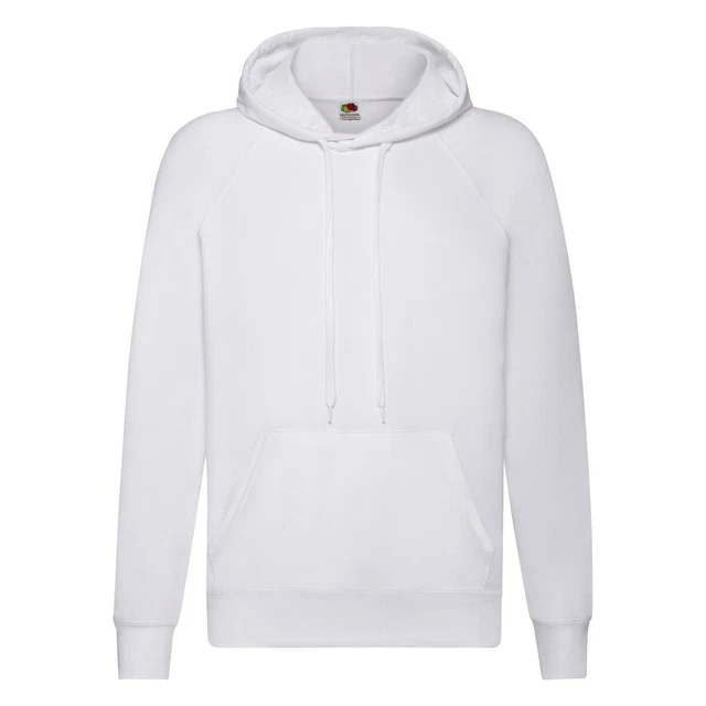 Felpa Leggera In Cotone Sgarzato da Uomo Con Cappuccio Fruit of the loom Maglia 3