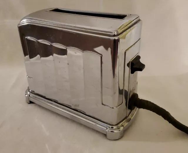 Vintage McGraw Electric Co. Toastmaster 1-Slice Toaster Model 1A4 USA Works!