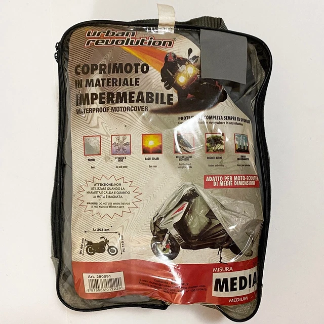 Rhütten Urban Revolution Coprimoto Impermeabile M Medio Moto Motorino Scooter