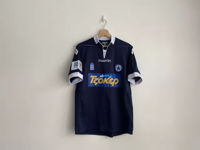 Atromitos Match Worn Shirt 2014/15 (M) UMBIDES #23 Home Greece Soccer Jersey