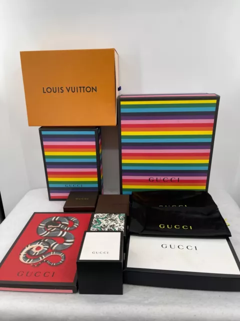 LOUIS VUITTON GUCCI Paul Smith Burberry etc. Empty boxes Gift Box bulk sale  $198.00 - PicClick