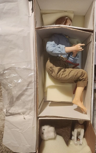 Limited Edition #834 / 2500 Norman Rockwell Coca-Cola The Barefoot Boy Doll