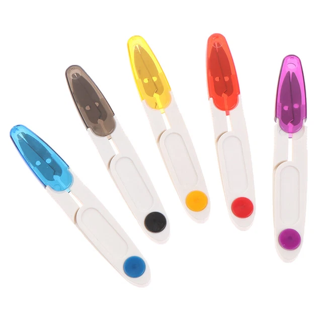 1pc U shape scissor cross stitch DIY laptop lid safetywire cable sewing scis#w#