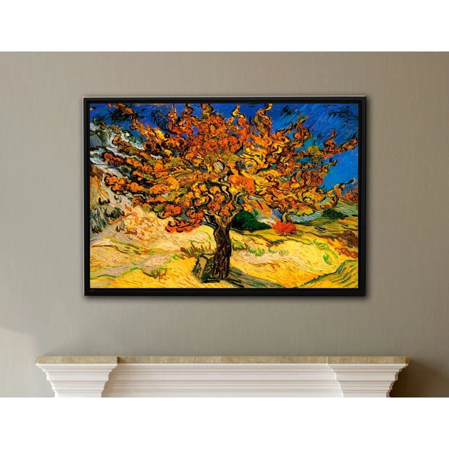 Vincent van Gogh 'Mulberry Tree' Floater-framed  Small