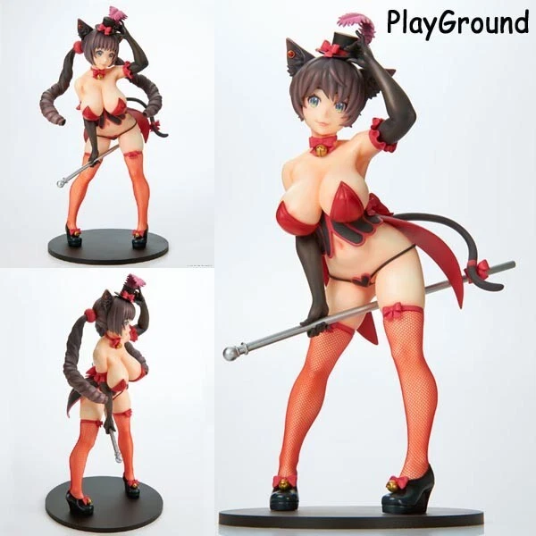 Anime Burlesque Cat Belle Black Cat Ver. 1/7 Collectable Jouet Statue Figurine