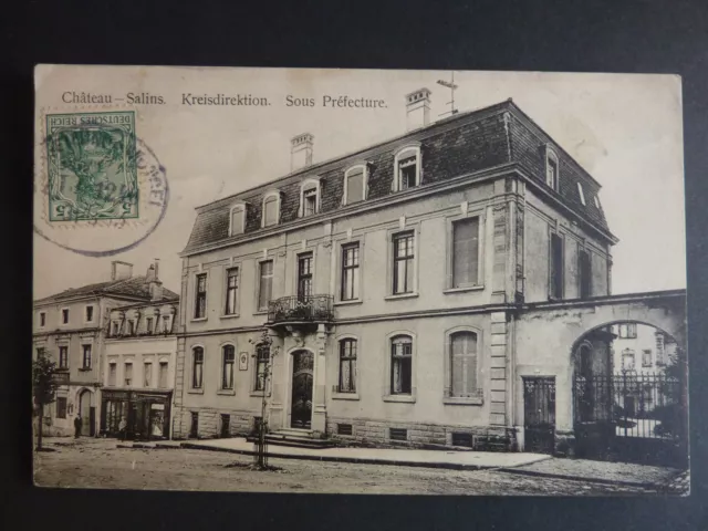 CHATEAU SALINS Moselle CPA 57 la sous prefecture