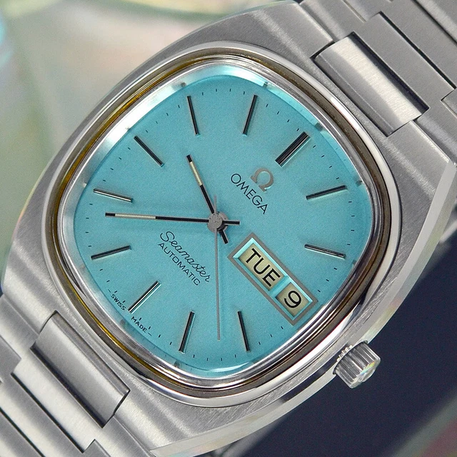 VINTAGE OMEGA SEAMASTER AUTOMATIC 17 J CAL.1020 DAY DATE ANALOG