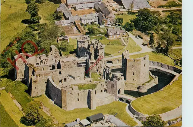 Postcard: Raglan Castle, Air View from South-West [Department of Environment]