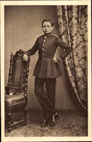 Ak Generalfeldmarschall Paul von Hindenburg, Portrait als Kadett... - 3283735