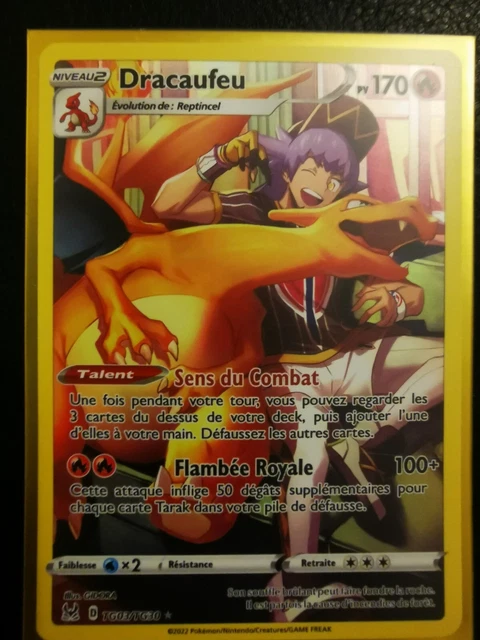 CARTE POKÉMON : Dracaufeu ,TGO3/TG30, EB11, Origine Perdue, PG:6. EUR CARTE POKÉMON : Dracaufeu ,TGO3/TG30, EB11, Origine Perdue, PG:6. EUR