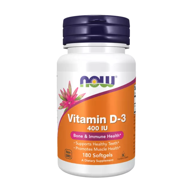 Vitamine D-3 400 UI (180 softgels)