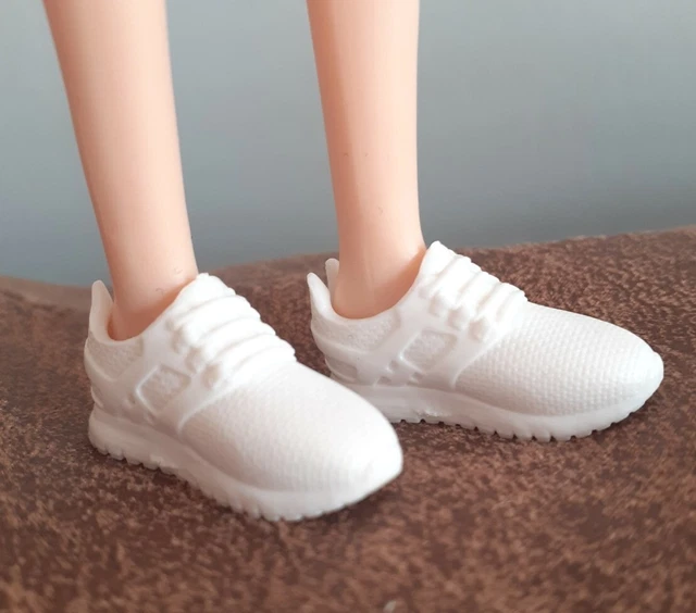 Barbie Doll You Can Be Anything Fitness Original Fab White Trainers. NEW!!