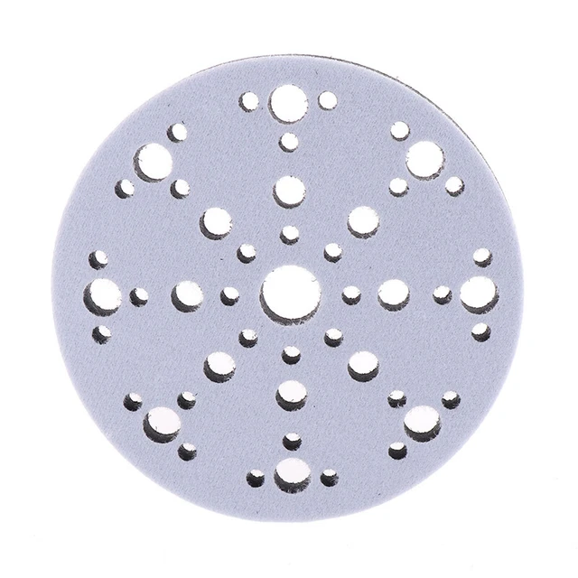 1Pc 6Inch 150mm 49-Hole Soft Sponge Interface Pad For Polishing Sander Buffer