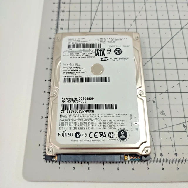 Fujitsu MHW2120BH CA06820-B38800AP 0FFF6A-00810013 120gb 2.5  SATA HDD
