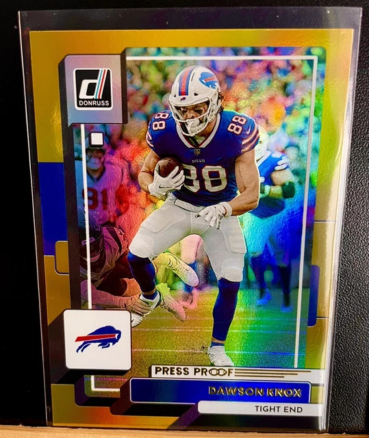 FOOTBALL 💥HOLOFOIL💥REFRACTOR CARD💥GOLD💥PROOF💥BILLS💥DAWSON Knox💥 5.95