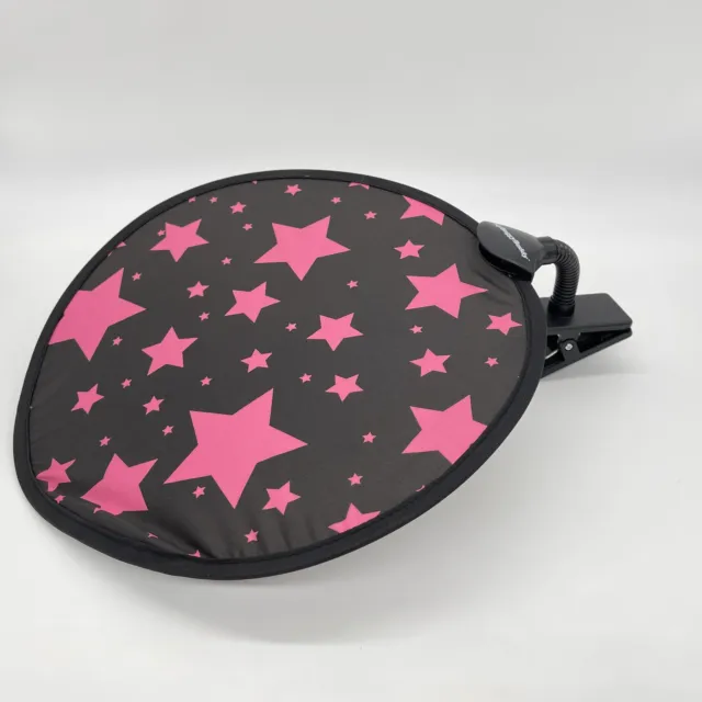 My Buggy Buddy MBBSHADEPKSTAR Sonnenschutz, rosa Sterne „Design kann variieren“