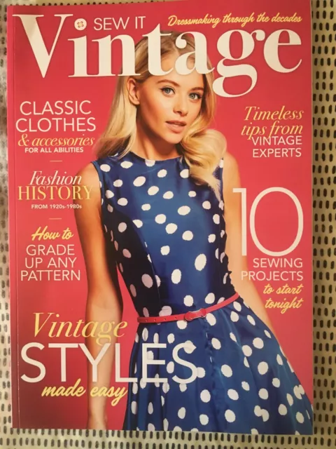 Sew it Vintage a guide to dressmaking through the decades NEW magazine (b)