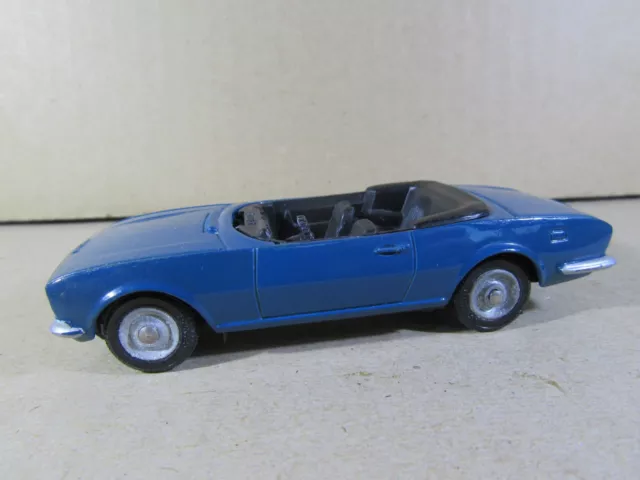 16X Vintage 1969 Dinky 1423 France Peugeot 504 Cabriolet Bleu 1:43 Meccano
