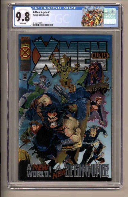 X-Men Alpha #1 Cgc Nm/Mt 9.8 1995 Marvel Comics Chromium 1St Dark Beast