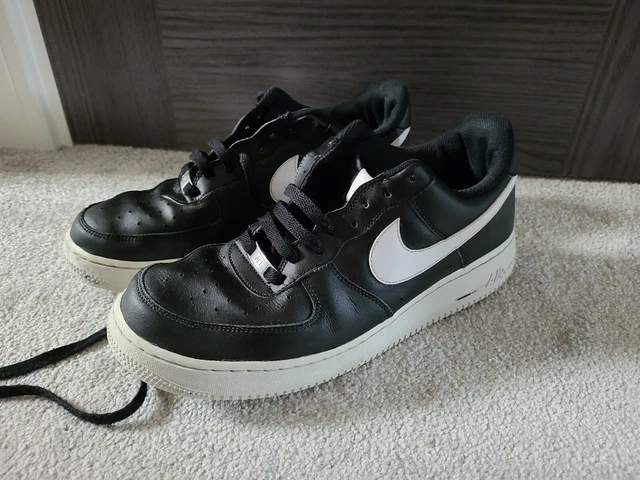 NIKE AIR FORCE 1 `07 AN20 CJ0952-001 Black & White UK 10 I EUR 45 - FOR  REPAIR) £5.00 - PicClick UK