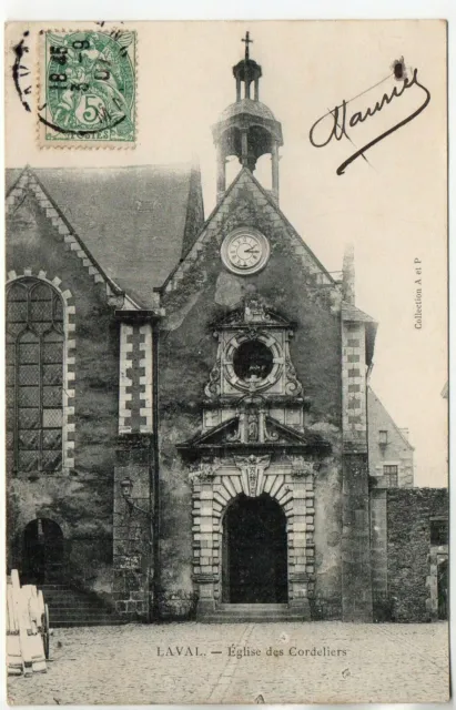 LAVAL - Mayenne - CPA 53 - l' église des Cordeliers