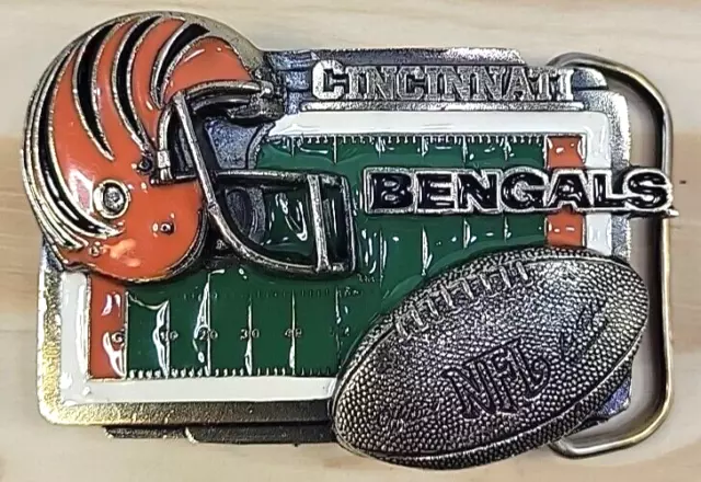 Cincinnati Bengals NFL Officially Licensed Product Belt Buckle, Made In USA