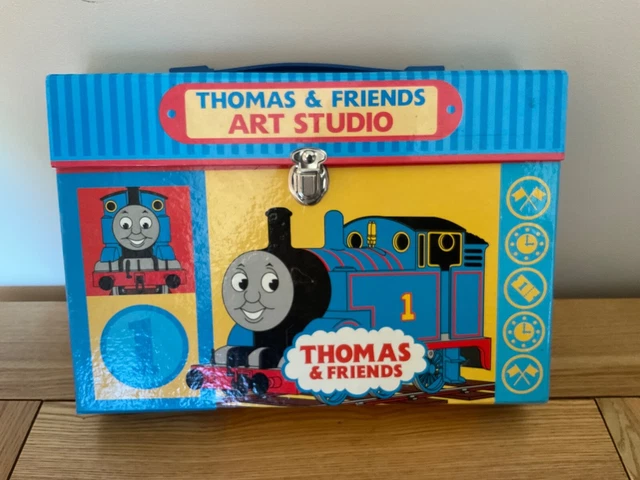 VINTAGE THOMAS THE Tank Engine & Friends Art Studio. Carry Case ...