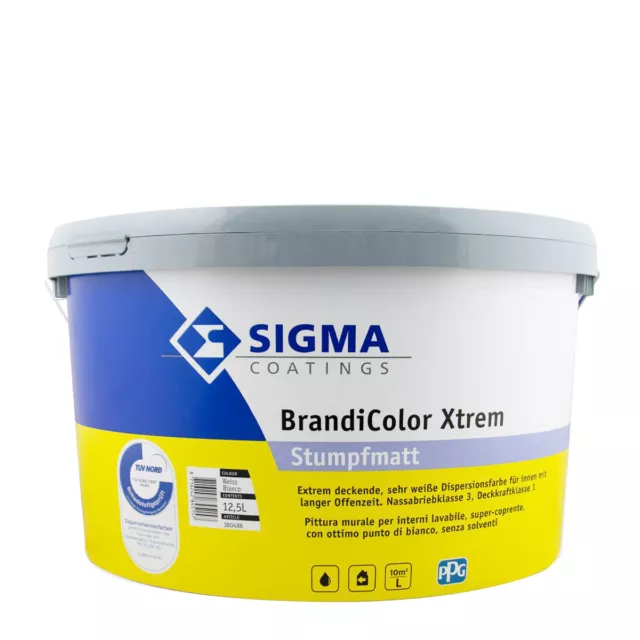 Sigma BrandiColor Xtrem 12,5L bianco, colore interno, colore parete