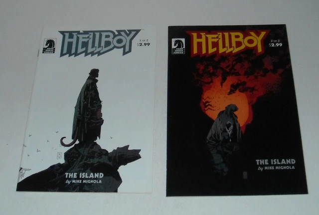 HELLBOY The ISLAND # 1 - 2 COMPLETE MINI SERIES DARK HORSE COMICS 2005