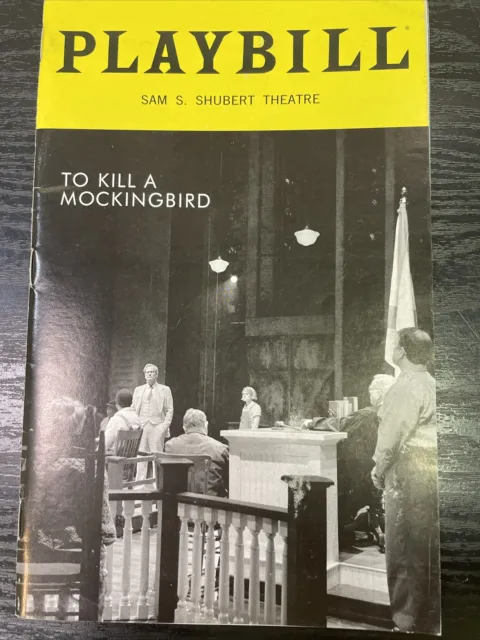 TO KILL A MOCKINGBIRD Playbill!  September 2019 Broadway! JEFF DANIELS!