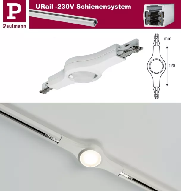 Paulmann URail LED Linenverbinder 5,8Watt Weiß Dimmbar LED Technik 95478