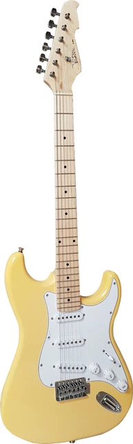 E Guitare Corps Bois Massif Crème 3 Singlecoil Tremolo Avenn Board Guitare Électrique